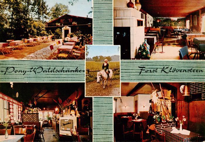 Rissen Hamburg Pony Waldschaenke Forst Kloevensteen Gastraeume