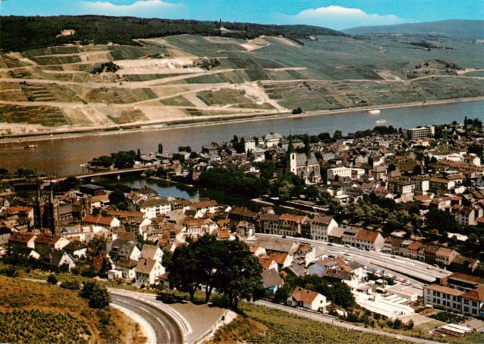 Bingen Rhein Fliegeraufnahme
