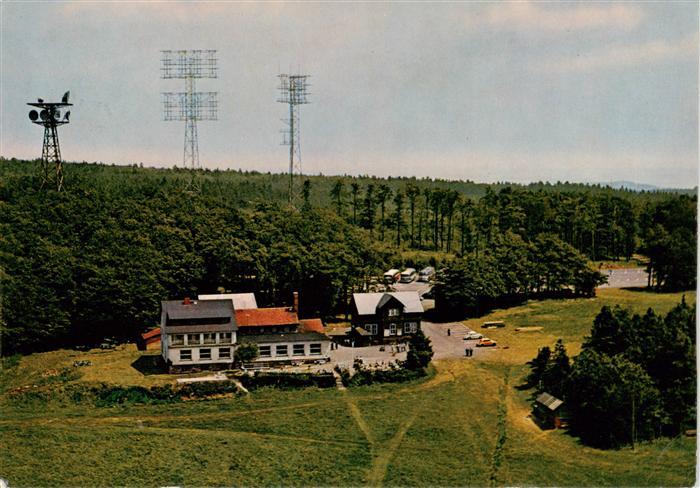 Hoherodskopf Schotten Der Berggasthof Fliegeraufnahme