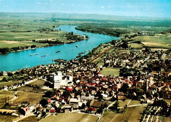 Nierstein Rhein Fliegeraufnahme