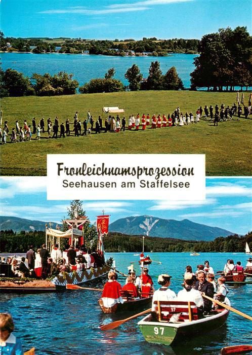 Seehausen Staffelsee Fronleichnamsprozession am Staffelsee