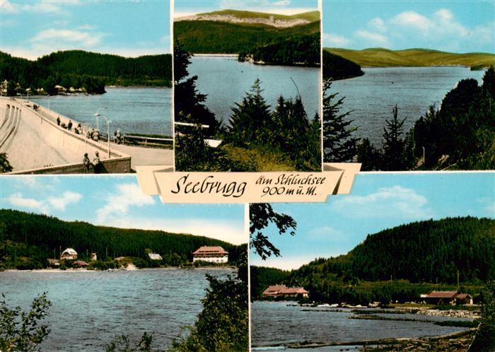 Seebrugg Teilansichten mit Staumauer