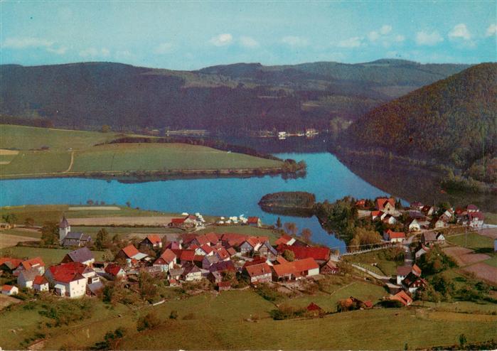 Heringhausen Waldeck Gaststaette Seeblick mit Zeltplatz