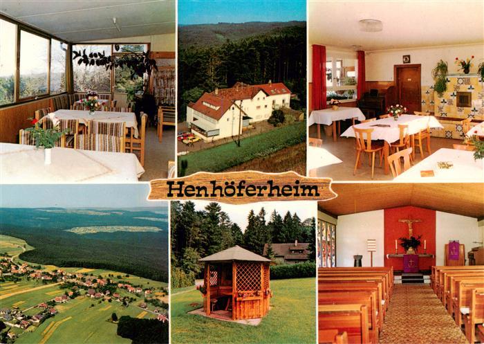 Neusatz Bad Herrenalb Henhoeferheim Gastraeume Hauskapelle Pavillon