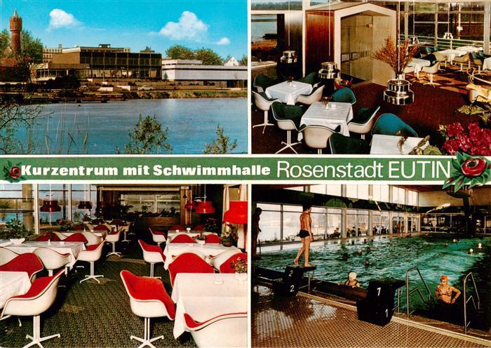 Eutin Schleswig-Holstein Kurzentrum mit Schwimmhalle Terrassen Gastraeume
