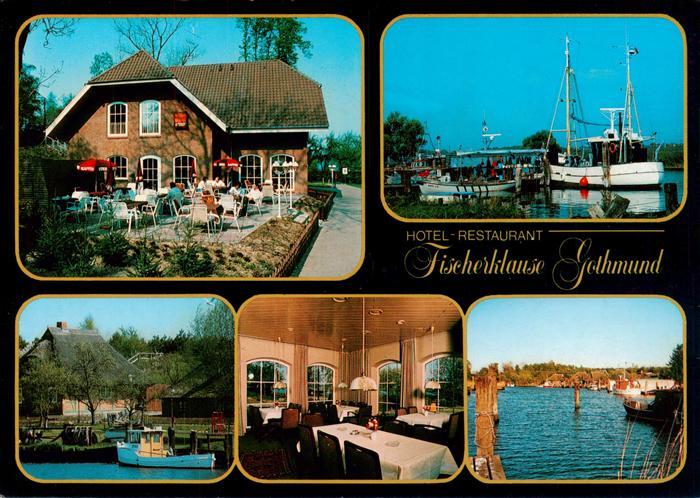 LueBECK CITY Hotel Restaurant Fischerklause Gothmund Gastraum Hafenpartien