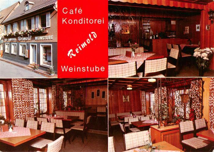 Alpirsbach Cafe Konditorei Reimold Gastraeume