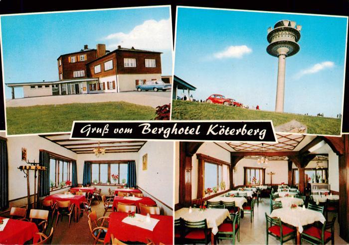 Koeterberg Luegde Weserbergland Berghotel Koeterberg Aussichtsturm Gastraeume