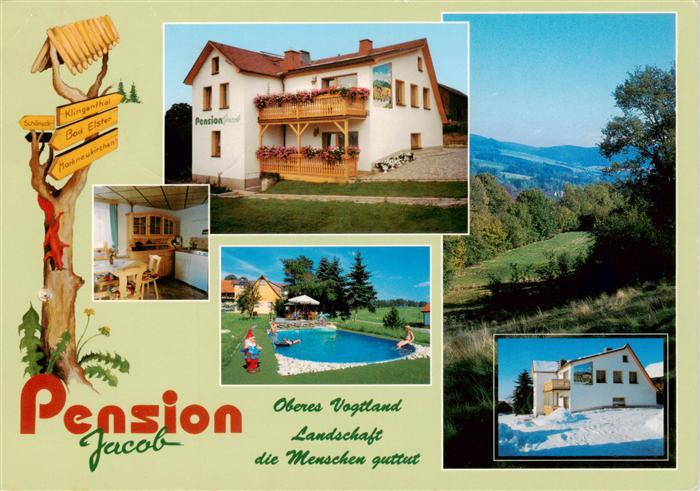 Wohlhausen Markneukirchen Pension Jacob Gaststube Pool