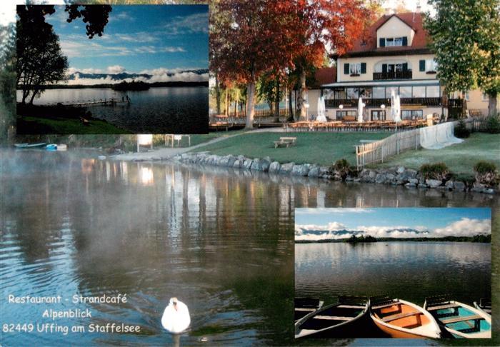 Uffing Staffelsee Restaurant Strandcafe Alpenblick