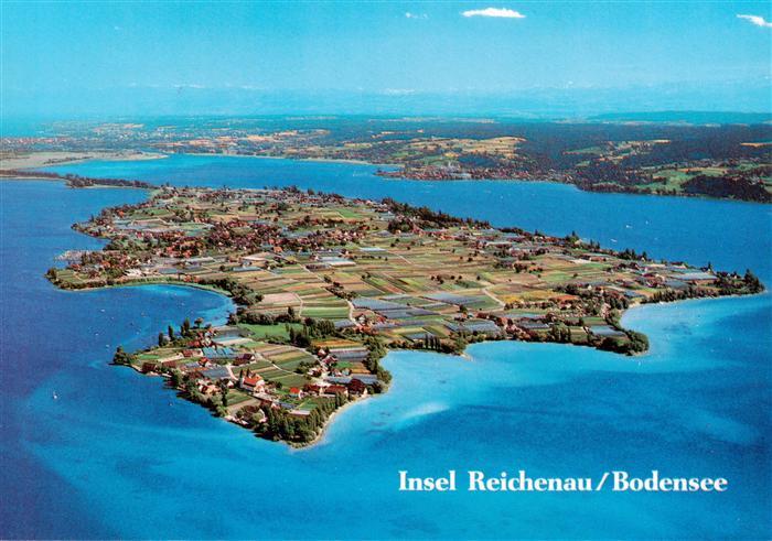 Insel Reichenau Bodensee Fliegeraufnahme