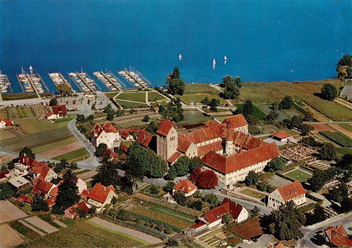 Mittelzell Reichenau Fliegeraufnahme mit Marienmuenster