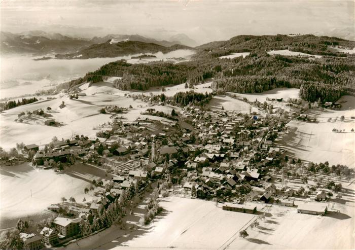 Scheidegg Allgaeu Fliegeraufnahme