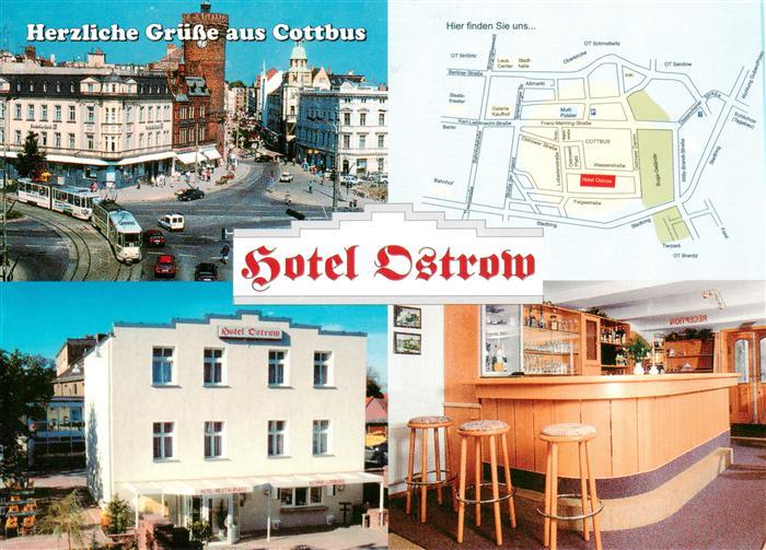 Cottbus Ortspartie Hotel Ostrow Gastraum Bar
