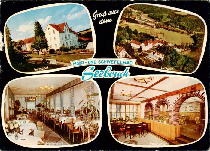 Seebruch Bad Moor und Schwefelbad Teilansicht Fliegeraufnahme Speiseraum Nebelke