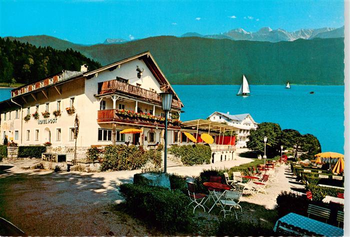 Urfeld Walchensee Hotel zur Post und Jaeger am See
