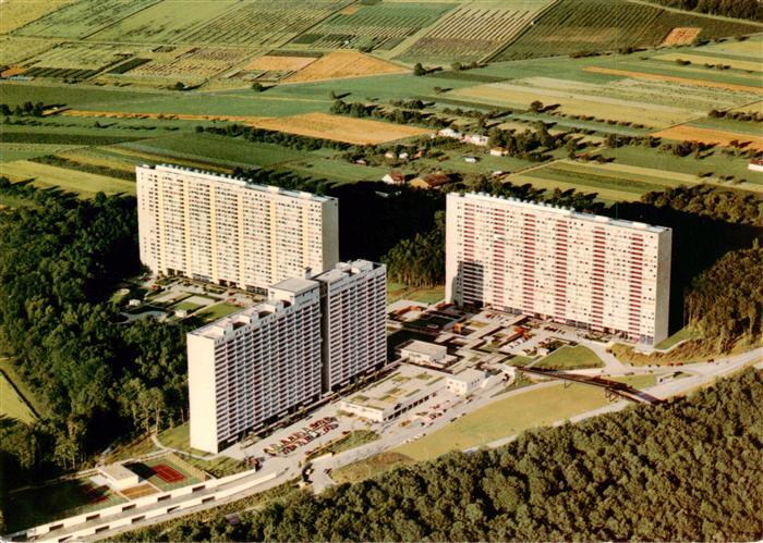 Asemwald Stuttgart Hochhaeuser Fliegeraufnahme