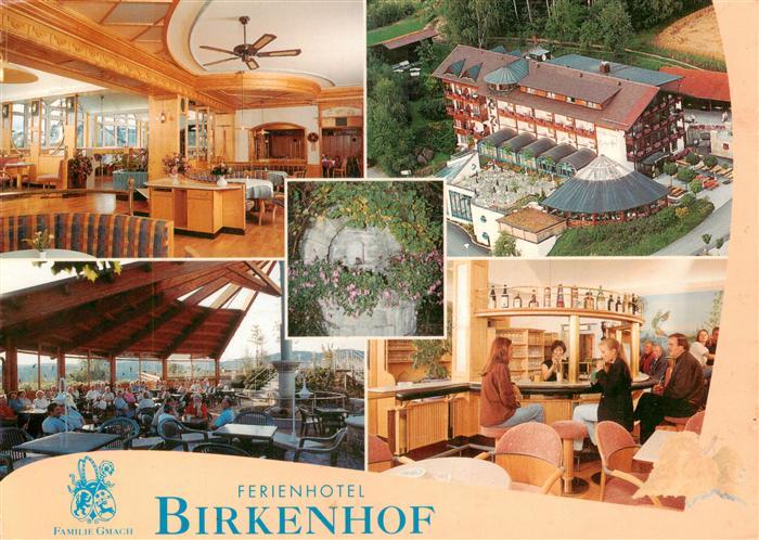 Grafenwiesen Ferienhotel Birkenhof Gastraeume Bar Fliegeraufnahme