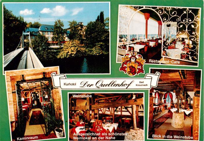 Bad Kreuznach Kurhotel Der Quellenhof Kaminraum Restaurant Cafe Weinstube Gastra