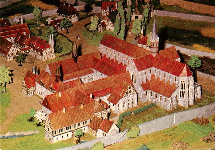 Walkenried Modell des Klosters Walkenried um 1500