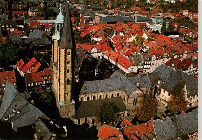 GOSLAR Harz Niedersachsen St Cosmas und Damian Fliegeraufnahme