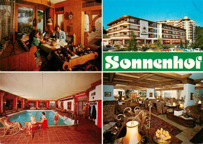 Luetzenhardt Waldachtal BW Sonnenhof Hotel Gastraeume Hallenbad