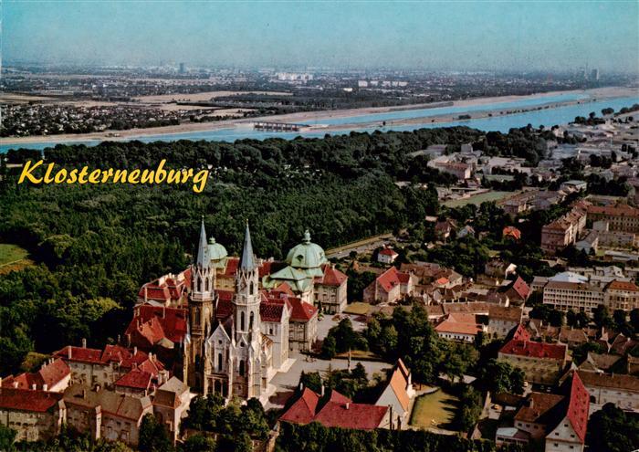 Klosterneuburg Fliegeraufnahme mit Augustiner Chorherrenstift