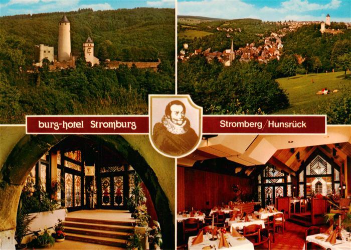 Stromberg Hunsrueck Burg Hotel Stromburg Panorama Gastraeume