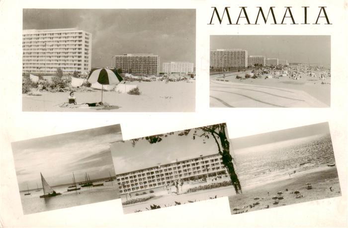 Mamaia Constanta Konstanza RO Panorama Kuestenort am Schwarzen Meer Strand Hotel