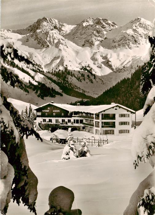 Mittelberg Kleinwalsertal AT Alpenhof Wildental Wintersportplatz Alpen