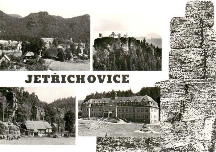 Jetrichovice Dittersbach CZ Teilansichten Landschaftspanorama