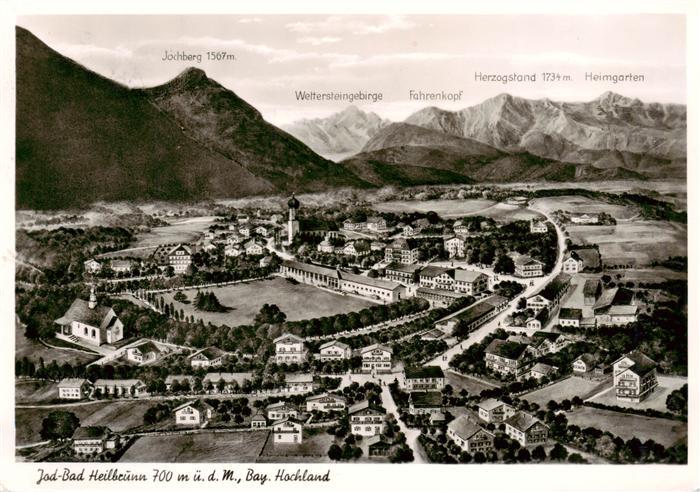 Bad Heilbrunn Panorama Alpen