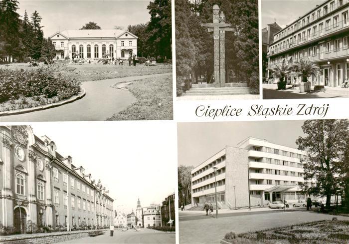 Cieplice Slaskie-Zdroj Bad Warmbrunn Jelenia-Gora PL Sanatorium Denkmal Stadtzen