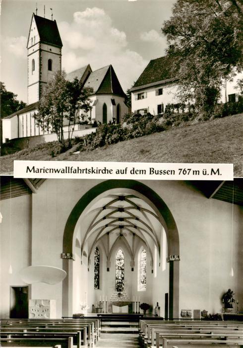 Bussen Uttenweiler BW Marienwallfahrtskirche auf dem Bussen Innenansicht
