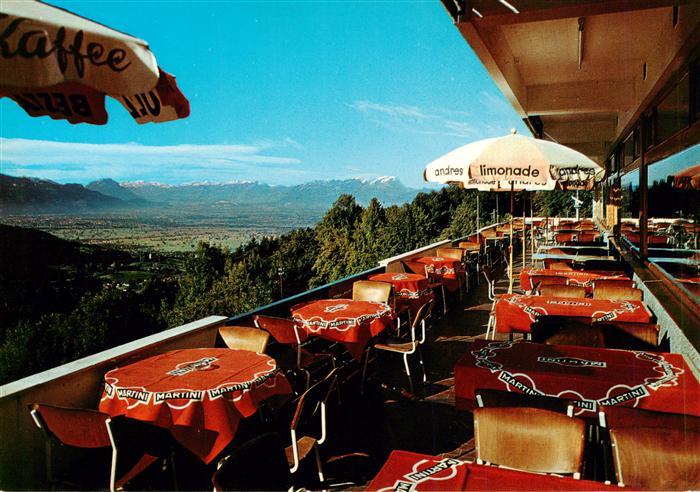 Bregenz Vorarlberg Bodensee Berghof Fluh Hotel Restaurant Terrasse Fernsicht