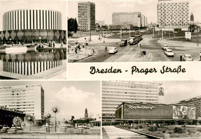 Dresden Elbe Prager Strasse