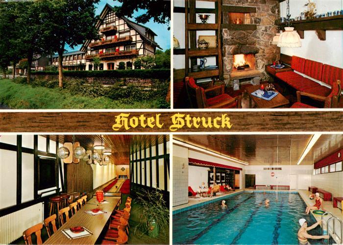 Attendorn Hotel Struck Kaminzimmer Kegelbahn Hallenbad