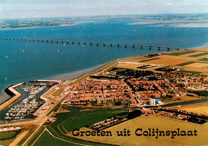 Colijnsplaat Zeeland NL Fliegeraufnahme