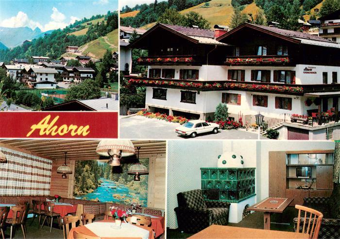 Hinterglemm Saalbach Pension Ahorn Ortsansicht