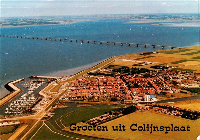 Colijnsplaat Zeeland NL Fliegeraufnahme