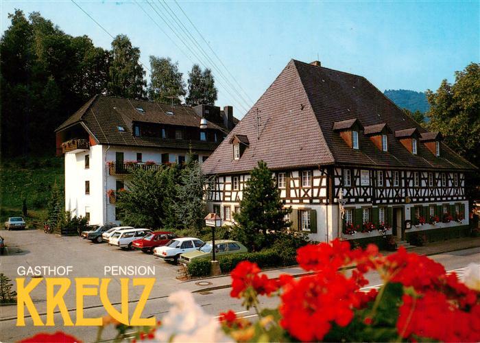 Glottertal Gasthof Pension Kreuz Fachwerkhaus
