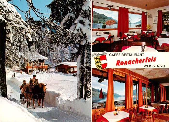 Neusach Cafe Restaurant Ronacherfels Pferdeschlitten