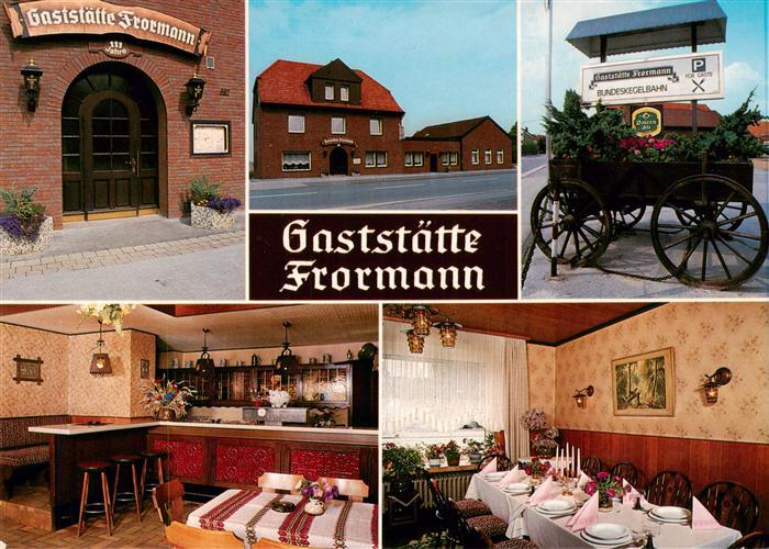 Ubbedissen Gaststaette Frormann Gastraeume Geschmueckte Kutsche