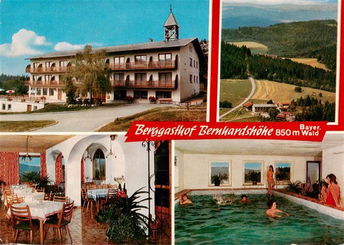 Kolmberg Sankt Englmar Berggasthof Bernhardshoehe Gaststube Hallenbad