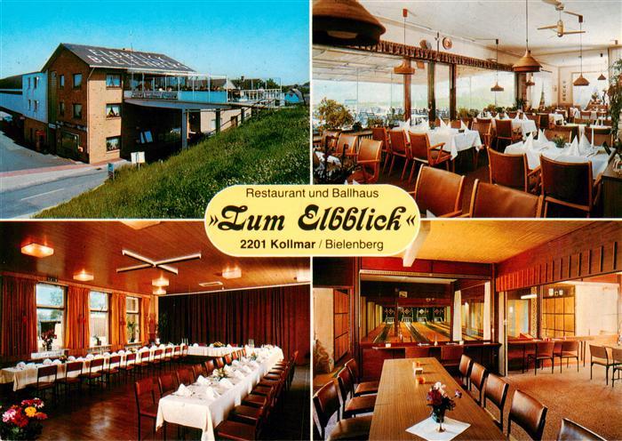 Kollmar Holstein Restaurant und Ballhaus Zum Elbblick Gastraeume