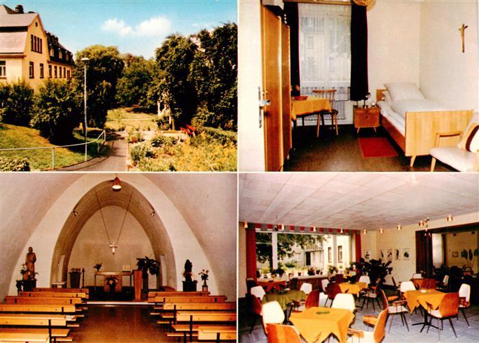 Arenberg Koblenz Caritashaus St Elisabeth Zimmer Gastraum Hauskapelle