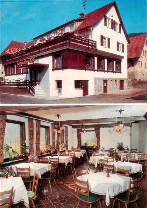 Kirnbach Wolfach Gasthaus Pension Kirnbacher Hof Gastraum