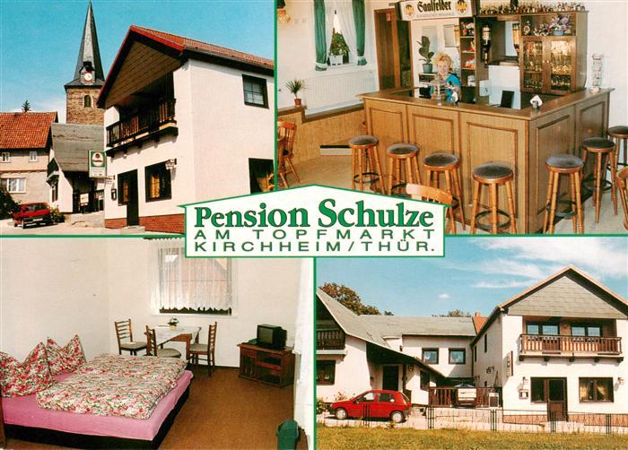 Kirchheim Arnstadt Pension Schulze Bar Zimmer