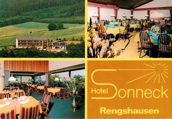 Rengshausen Knuellwald Hotel Sonneck Gastraeume