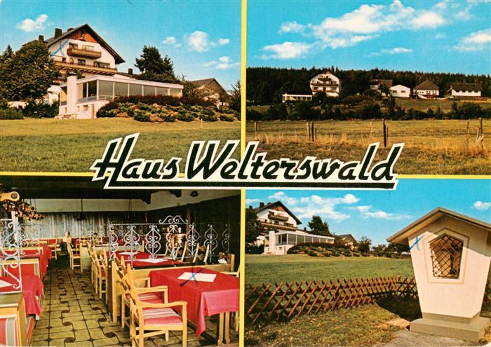 Girkenroth Haus Welterswald Erholungsheim Gastraum Bildstock